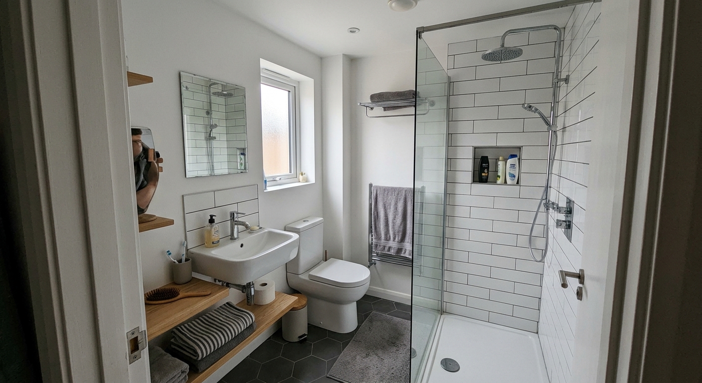 Espace disponible pour chauffe-eau