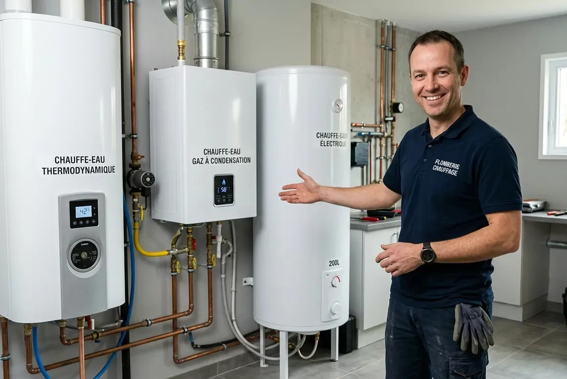 Comparatif chauffe-eau installation