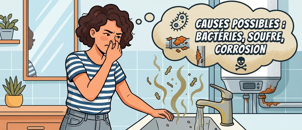 Pourquoi mon eau chaude a une mauvaise odeur ?